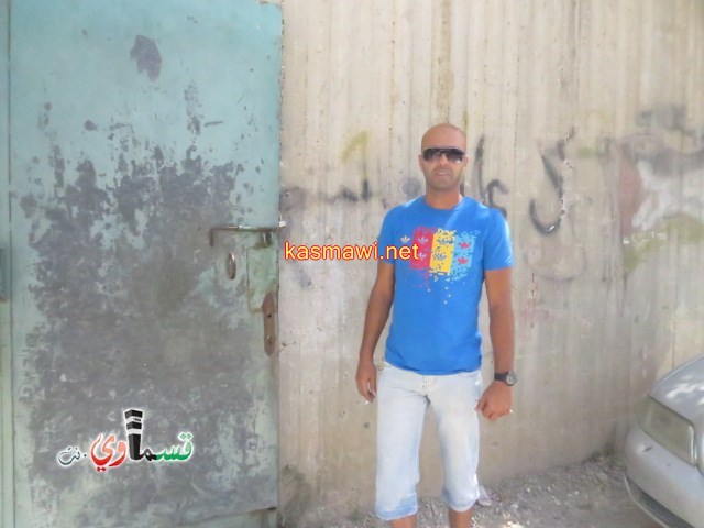 كفرقاسم : وعد .. فصدق القول والعمل ..  نحن هنا ونحن لها   المقاولون في زيارة ما قبل البدء باعمال الترميم في المعلب الشرقي السنتيتي